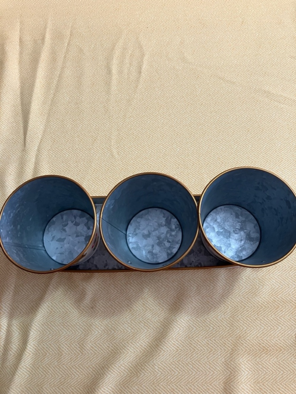 MacKenzie-Childs Lunares Circles Herb Pots Set - Picture 9 of 11